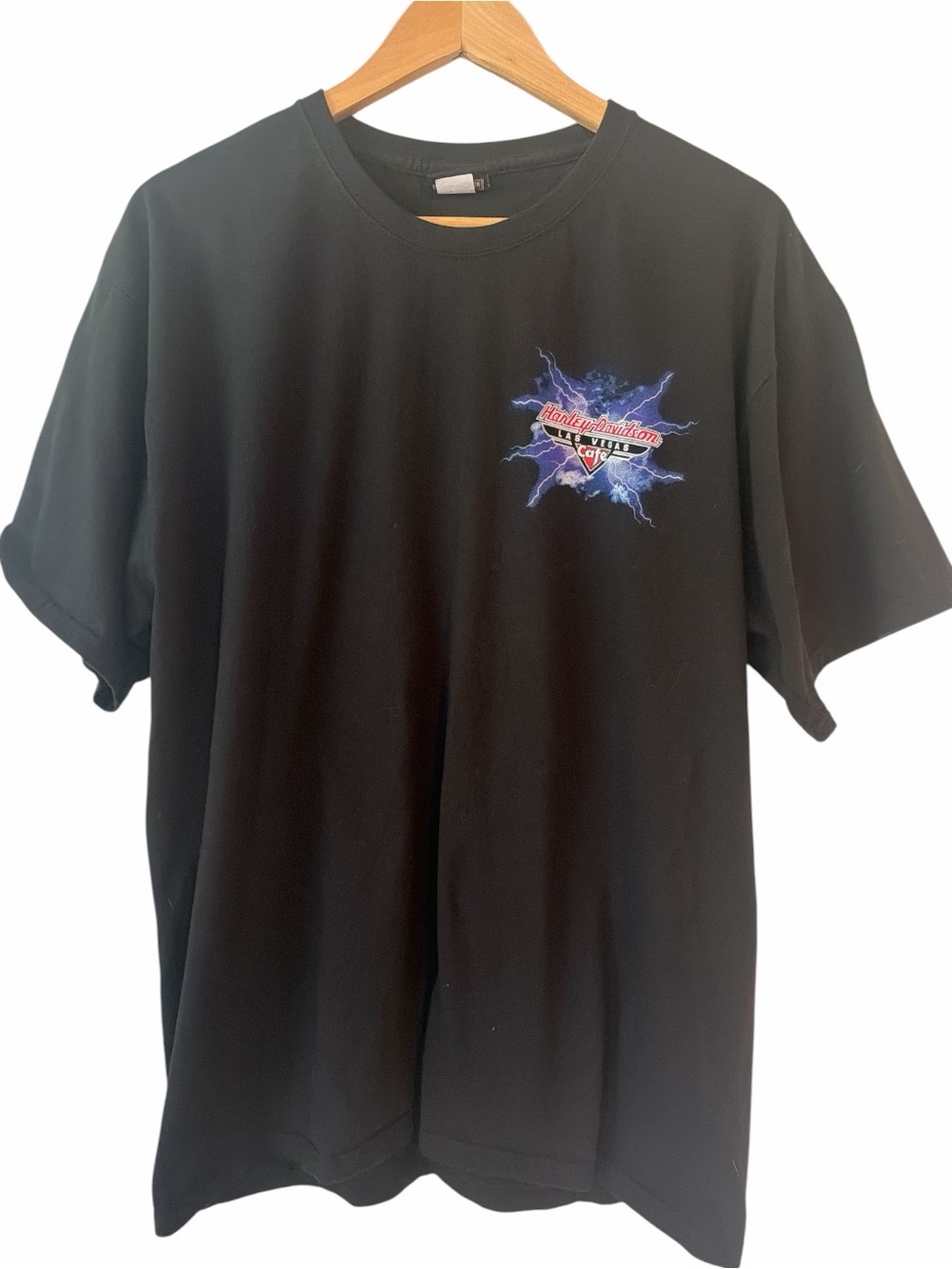 Vintage Harley Davidson T-Shirt Men’s XL American Biker 100% Cotton Black